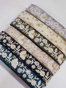 Tissu en dentelle pour robe, nouveaux designs, pas de MOQ, tissu à paillettes, designs lourds avec des perles, mode - Product Image 4
