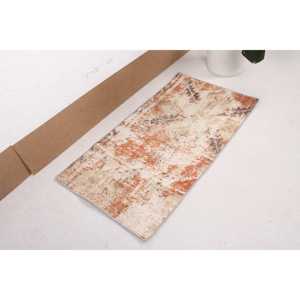 Turkish Small Rug, 1.7x3.3 ft Vintage Rug, <b>Brown</b> <b>Wool</b> Rug - Product Image 4
