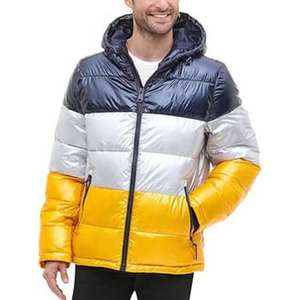 Vestes pour hommes 100% polyester, manteaux d'extérieur de style urbain, manteaux d'hiver pour hommes, nouvelle mode de marque, veste ample décontractée à capuche - Product Image 1