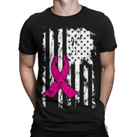 T-shirts de sensibilisation au cancer du sein « Courage Contre la Peur » pour les survivants et les combattants – Design unique, respirant et anti-plis – Vente en gros