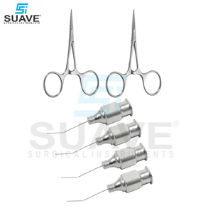 Juego de instrumentos microquirúrgicos de Castroviejo de acero inoxidable de calidad superior por SUAVE SURGICAL INSTRUMENTS - Product Image 6