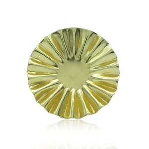 Brass Gold Rhodium Plated Vintage <b>Statement</b> <b>Ring</b> Fashionable Geometric Gemstone Claw Inlay Children Size Perfect Gift Jewelry - Product Image 1