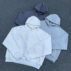 เสื้อฮู้ดดี้ผ้าฝรั่งเศสเทอร์รี่เนื้อหนาคุณภาพสูง พิมพ์ลายสกรีน ทรงโอเวอร์ไซส์ สำหรับผู้ชาย ขายส่ง - Product Image 2