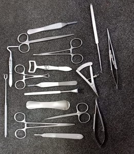 Juego de Instrumentos Quirúrgicos de Microplástica de Primera Calidad de 17 Piezas para Cirugía Ocular, Instrumentos Oftálmicos para Párpados y Rinoplastia - Product Image 2