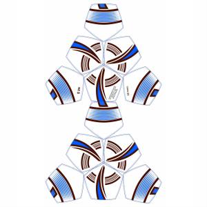 Ballon de football hybride PU PVC léger, taille 5, pour entraînement et match, utilisation sur gazon intérieur et extérieur, cousu à la machine - Product Image 1