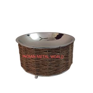 Casserole en acier inoxydable Antique, vente en gros, fait à la main, marmite en bois personnalisée, nouvel arrivage, bois massif, nouveau Design et - Product Image 1