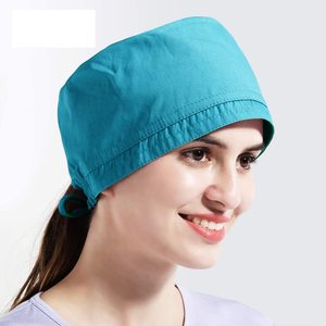 Gorros Quirúrgicos de Algodón Tejido Transpirable y Ecológico, Gorros de Trabajo para Salones de Belleza, Hospitales Veterinarios, Dentistas y Enfermeras, Diseños Personalizados - Product Image 1