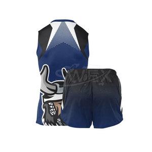 New <b>Model</b> Design Sublimation 7v7 Football Uniform Sport Wear Customized Made Logo 7v7 Football Uniform - Product Image 3
