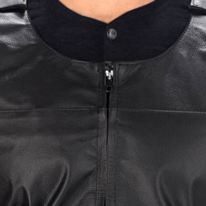 Recién llegado, Chaleco de cuero ligero para hombre, tejido transpirable de alta calidad, tipo superior, logotipo de invierno, chaleco de cuero bajo MOQ - Product Image 5