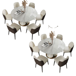 Vente en gros Prix produit personnalisé ensemble de restaurant meubles de salle à manger table et ensemble directement d'usine - Product Image 1