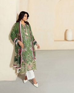 AJM Trade House 5558 Diseñador Étnico Paquistaní Mujeres Salwar Trajes Formal Seda Pesada Georgette para Fiestas - Product Image 6