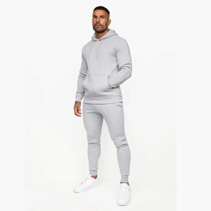 Vente en gros de survêtements de gym slim Fit Survêtements unis pour hommes Survêtements avec logo personnalisé Survêtements pour hommes - Product Image 2