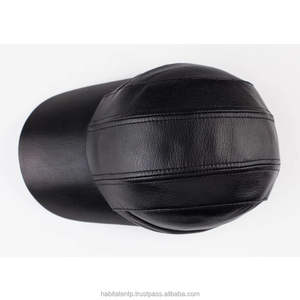 Casquette de baseball de luxe personnalisée en gros, patch en cuir, design simple, élégante, respirante, réglable, chapeau de mode pour hommes - Product Image 3