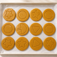 Bonbons Dalgona style coréen, défi des biscuits au sucre, formes assorties, bonbons durs, jeu de fête DIY, OEM, marque privée, vente en gros