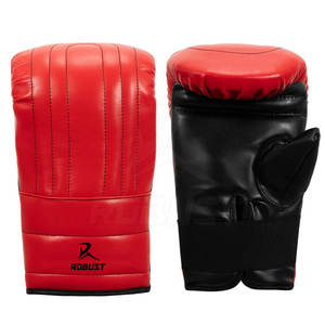 Sacs de frappe en cuir pour les séances de boxe et l'entraînement quotidien avec fermeture auto-agrippante antidérapante et confort optimal - Product Image 6