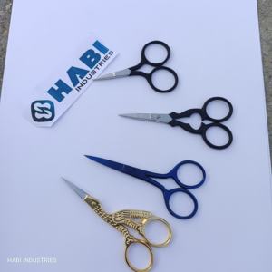 Multi Color Coated Duckbill Scissors Suppliers Carpet Cutting Scissors Applique scissors Duckbill Scissors Threading Scissors - Product Image 4