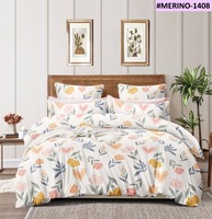 Drap de lit double king size confortable 130 GSM, tissu doux et lisse, qualité supérieure, durable, imprimé sur mesure, écologique