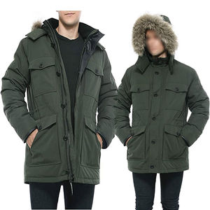 New Customized Logo Print <b>Men</b> Outer Wear Parka <b>Jackets</b> Top Quality Latest Stylish <b>Summer</b> Parka <b>Jackets</b> Wholesale Rate OEM - Product Image 3