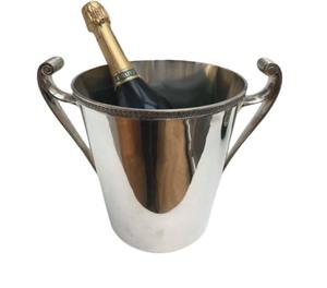Commercial Grade Stainless Steel <b>Champagne</b> <b>Bucket</b>, Heavy-Duty with Insulated Handle - Product Image 5