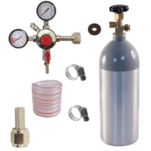 ตัวควบคุมแรงดัน CO2 สำหรับเบียร์ แบบสองเกจวัดแรงดัน CO2 รุ่น CGA320 0-60 PSI ปรับแรงดันได้ - Product Image 4