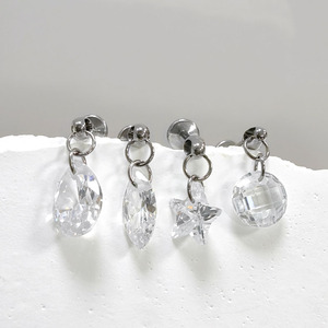 F136, colgante de gota de agua de titanio, joyería corporal de moda, tachuelas de espalda plana ASTM, <span class=keywords><strong>Piercing</strong></span> de hélice, labio del trago, bodas, regalos, compromisos - Product Image 4