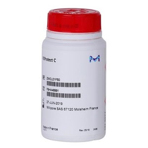 Cartouche de filtre à air/gaz Merck, modèle ZWCL01F50, en PP, fabriquée en Allemagne - Product Image 1