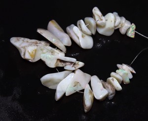 ลูกปัดโอปอลจากออสเตรเลียแบบหยาบลูกปัดพลอยโอปอลจากออสเตรเลีย6X3MM 27X16MM ขนาด2นิ้ว - Product Image 1