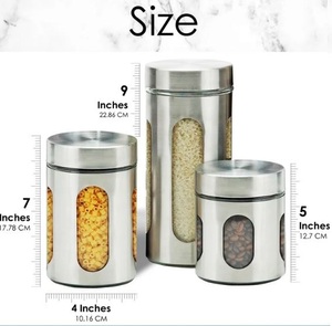 Stylish Sleek Black Galvanized <b>Storage</b> <b>Container</b> Perfect For Pantry Use Office And Home <b>Kitchen</b> Handcrafted From india - Product Image 3