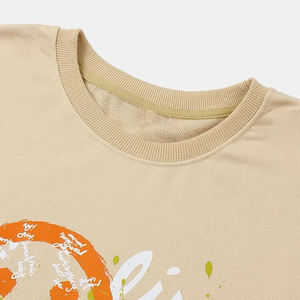 เสื้อสเวตเชิ้ตคอกลมผ้าผสมโพลีเอสเตอร์/คอตตอน ไซส์ใหญ่พิเศษ คุณภาพสูง พิมพ์ลายดิจิทัล ดีไซน์กระเป๋า สำหรับฤดูหนาว MOQ ต่ำ รับสกรีนโลโก้ตามสั่ง - Product Image 3