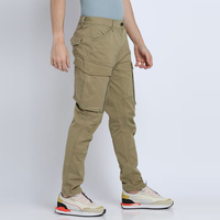 Pantalon cargo d'hiver confortable, coupe régulière, léger, taille mi-haute, imperméable, écologique, délavé, brodé, à séchage rapide, en gros