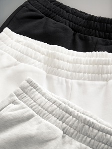 Shorts de sport décontractés pour femmes, couleur unie, respirants, lavés, écologiques, imperméables, taille haute élastique, style hip-hop, avec lacets - Product Image 5