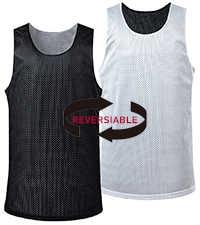 Camiseta de baloncesto de malla personalizada para hombres chaleco sin mangas pantalones cortos personalizados su nombre favorito número camiseta de baloncesto en blanco Reversible - Product Image 2
