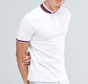 Jersey de manga corta informal antibolitas para hombre, camiseta Polo de punto con estampado de Color sólido, talla grande, vendedor superior, logotipo personalizado - Product Image 1