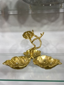 Bols de service à salade de fruits en métal de luxe modernes taille et finitions personnalisées pour la décoration de la maison et les fournitures de fête de mariage - Product Image 3