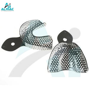 Bandejas de impresión dental con logotipo personalizado de ALMAC, instrumentos quirúrgicos de acero inoxidable superior e inferior, fuente de alimentación manual - Product Image 5