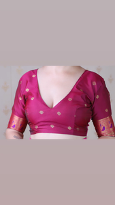 ผ้าไหมสีม่วงอ่อน Banarasi Saree ที่มีรายละเอียดนกยูง zari ทอที่สมบูรณ์แบบสำหรับงานแต่งงานเทศกาลและสง่างามแบบดั้งเดิม - Product Image 5