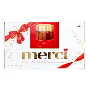 Alta Qualidade Storck Merci Chocolate 250g - (Pack de 4)