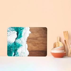 Planche à découper en bois inspirée de l'océan, qualité supérieure, multifonctionnelle, pour une utilisation quotidienne, en provenance d'Inde - Product Image 2
