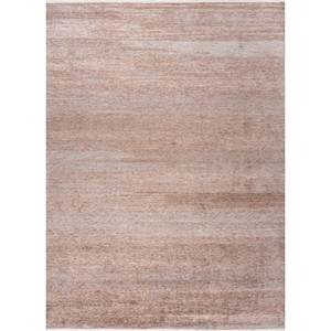 Alfombra Kairos de Lana y Viscosa Anudada a Mano, Diseño de Color Sólido Rosa y Morado para Uso Doméstico - Modelo SKWV-109 - Product Image 1