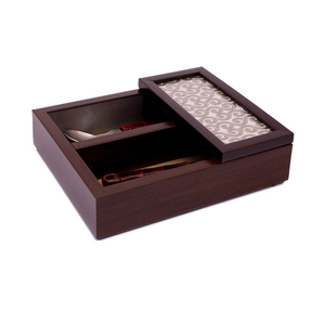 Juego de cubiertos con caja de madera Juego de cubiertos de acero inoxidable Cuchara Cuchillo Tenedor Juego de cubiertos de oro moderno - Product Image 6