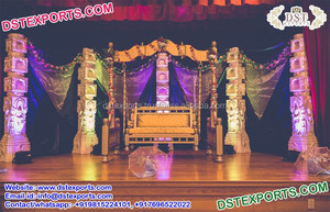 การออกแบบวงสวิงที่สวยที่สุดสำหรับงานแต่งงานของคุณการตกแต่งเวทีแกว่งของตกแต่งบนเวที jhoola กิจกรรมออสเตรเลีย - Product Image 4
