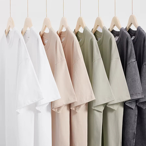 T-shirt vintage délavé à l'acide pour homme, qualité OEM supérieure, 100 % coton, logo personnalisé, épaules tombantes, manches courtes, tailles disponibles - Product Image 1