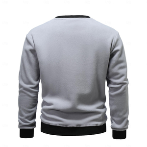 Sudaderas Hombres/Sudaderas térmicas personalizadas Suéter de hombre Sudaderas de manga larga Sudaderas de lana gruesa Jerséis en blanco - Product Image 2