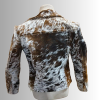 Vestes en cuir de vache véritable élégantes pour femmes, vestes de moto personnalisées chaudes pour femmes