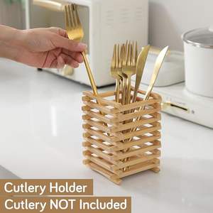 Portacucharas Ajustable de Tres Niveles Hecho a Mano con Madera Maciza para un Encanto Rústico en la Cocina, Acabado de Alto Brillo - Product Image 4