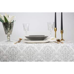 Mantel con Estampado Versalles Gris de 120x120cm, Toallitas Secas Suaves, 100 Unidades, B2B - Product Image 1