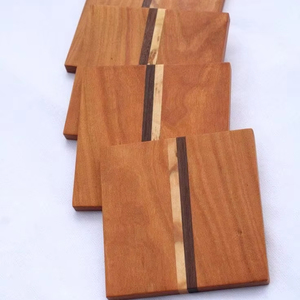 High Quality Wooden Resin <b>Coasters</b> Set Epoxy Cedar Acacia Wood Tea Coffee Cups <b>Drink</b> <b>Coasters</b> with Holder for Home - Product Image 1