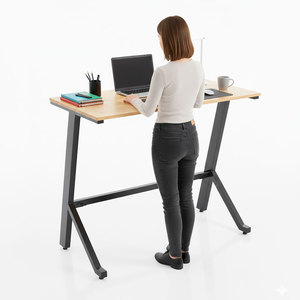 Fixed Height 105cm <b>Computer</b> <b>Desk</b> StaDesk STD68011 120x60cm - Product Image 1
