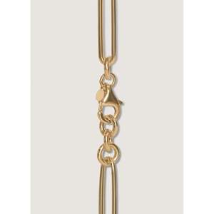 Collier à maillons mixtes géométriques et tendance, plaqué rhodium, en alliage de zinc et laiton, avec zircon diamanté, styles chaîne serpent et chaîne corde - Product Image 4