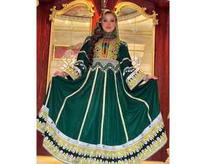 Robe afghane faite à la main de bonne qualité, dernière robe longue à manches longues brodée pour femmes, pour la culture afghane - Vente en gros toutes saisons - Product Image 5